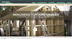 Desktop Screenshot of menuiseriefontaine.fr